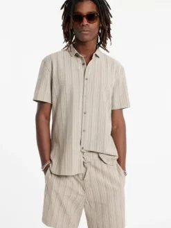 Tops>John Varvatos SEAN SHIRT CAMEL