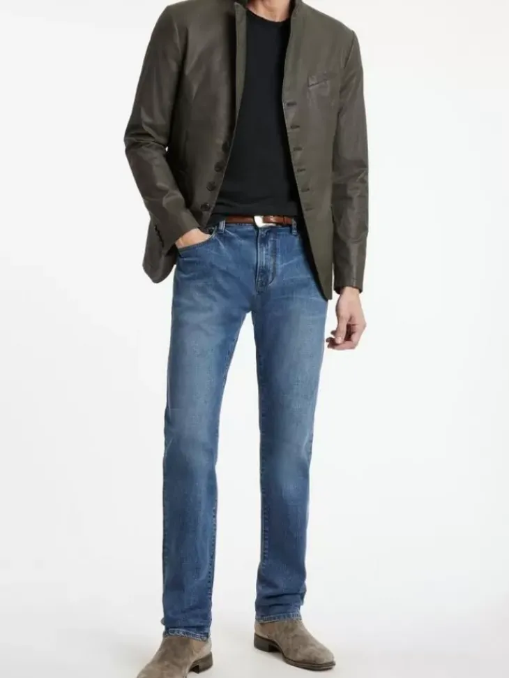 Leather & Outerwear|Tops>John Varvatos SETON JACKET DEEPOLIVE
