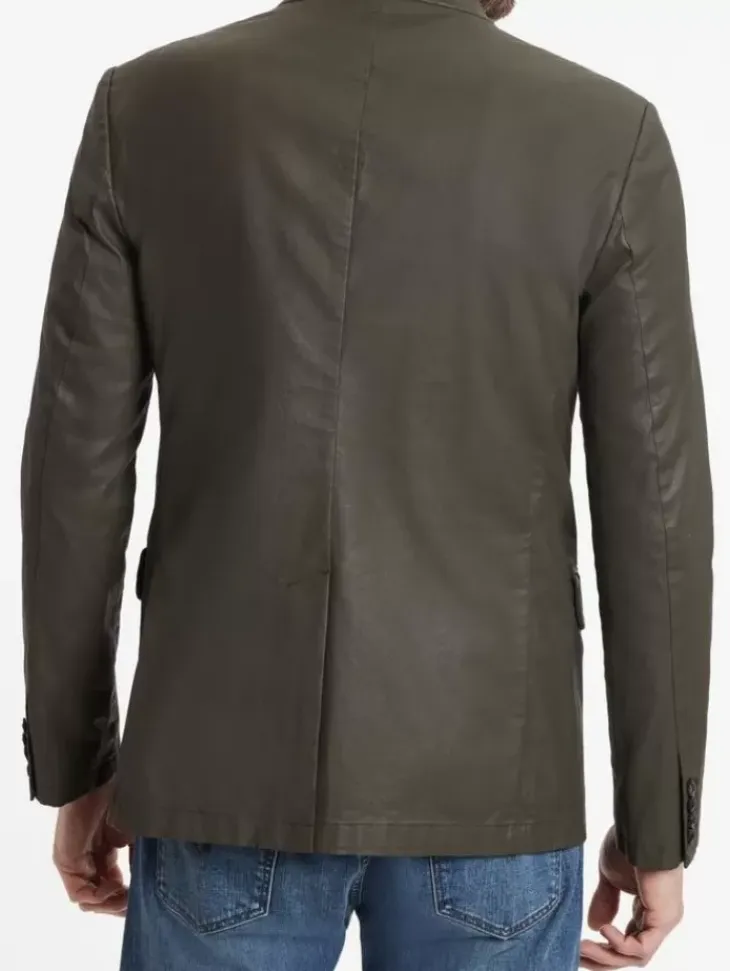 Leather & Outerwear|Tops>John Varvatos SETON JACKET DEEPOLIVE