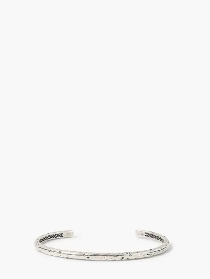 Jewelry>John Varvatos DISTRESSED CUFF SILVER