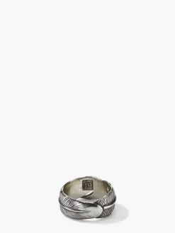 Jewelry>John Varvatos FEATHER RING SILVER