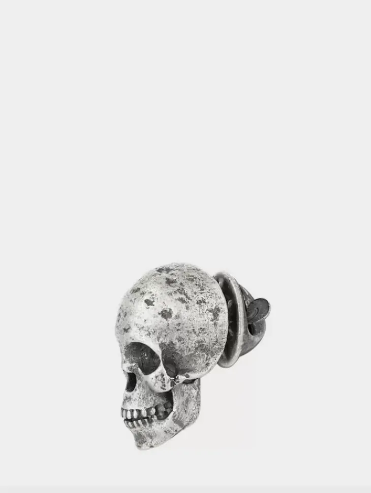 Jewelry>John Varvatos SKULL PIN NOCOLOR