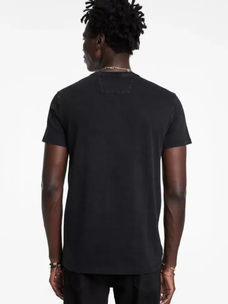 Graphic Tees>John Varvatos SNAKE AND DAGGER TEE BLACK