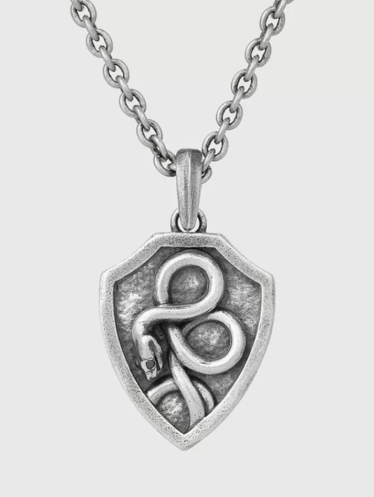 Jewelry>John Varvatos SNAKE SHIELD NECKLACE NOCOLOR
