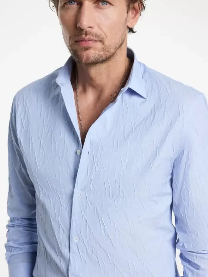 Shirts>John Varvatos STELLA DRESS SHIRT RIVERBLUE