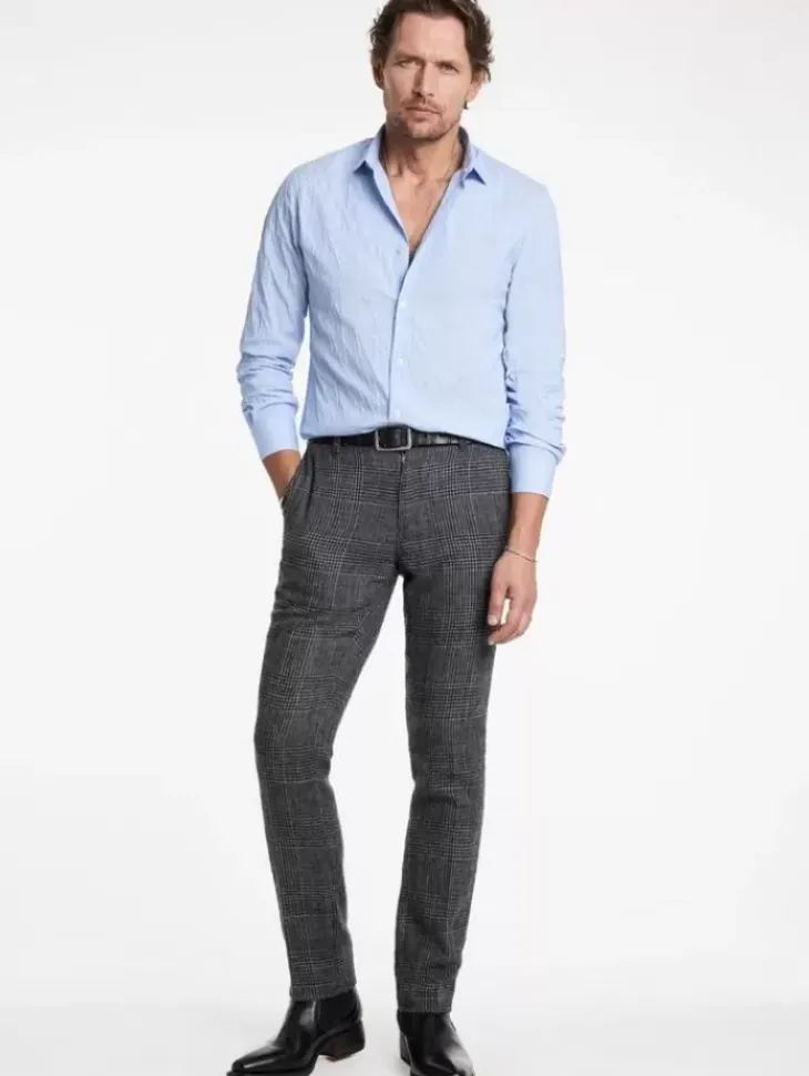 Shirts>John Varvatos STELLA DRESS SHIRT RIVERBLUE