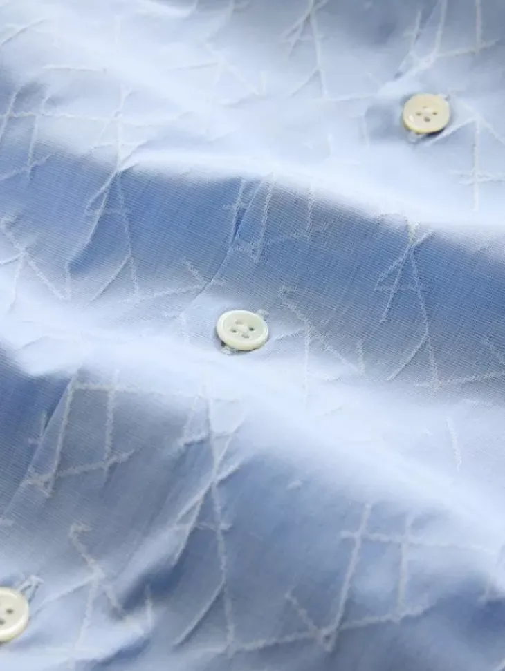 Shirts>John Varvatos STELLA DRESS SHIRT RIVERBLUE