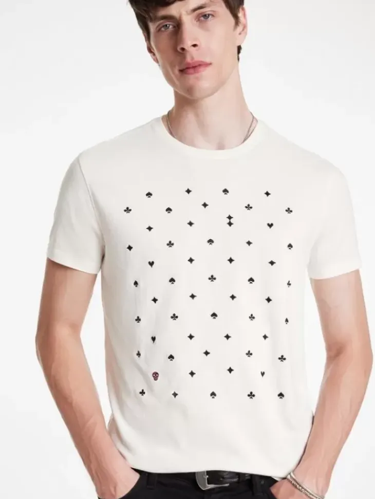 Graphic Tees>John Varvatos SUITS TEE SALT
