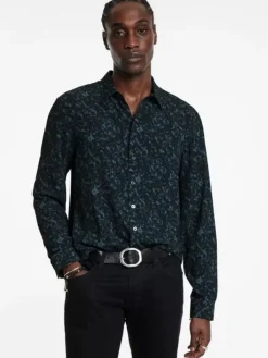 Shirts>John Varvatos TARA SHIRT BLUEGRPHTE