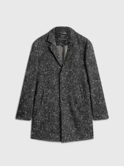 Coats And Jackets>John Varvatos TEMPLETON TOP COAT CHARCOALGREY