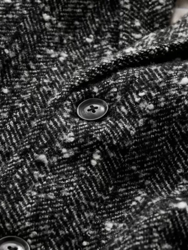 Coats And Jackets>John Varvatos TEMPLETON TOP COAT CHARCOALGREY