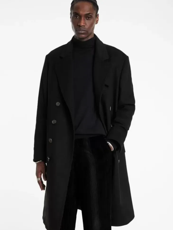 Coats And Jackets>John Varvatos TERRY COAT BLACK