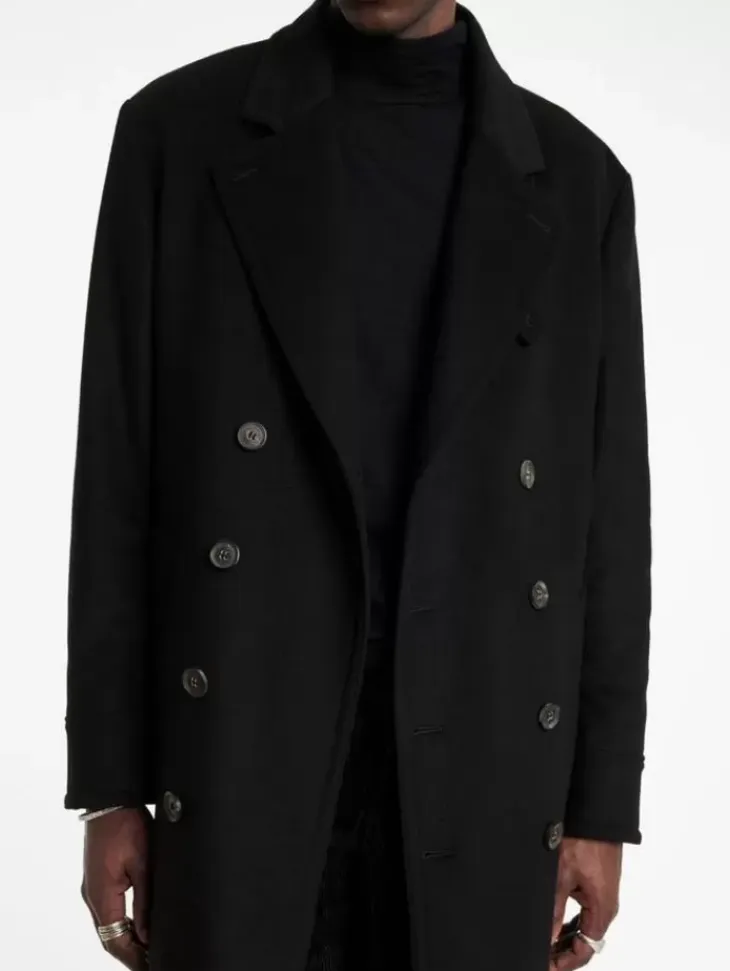 Coats And Jackets>John Varvatos TERRY COAT BLACK
