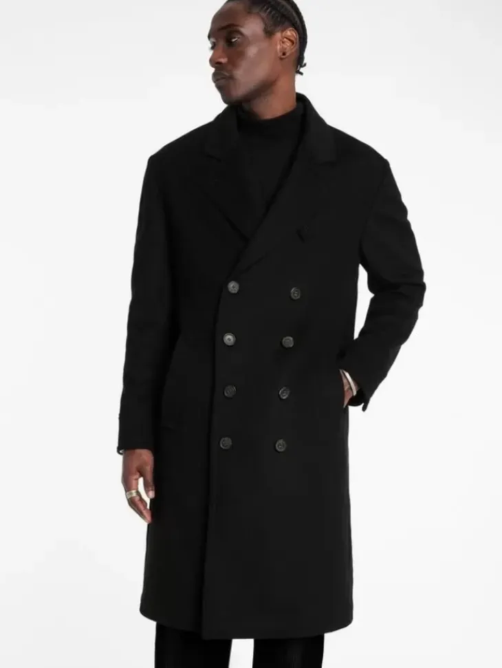 Coats And Jackets>John Varvatos TERRY COAT BLACK