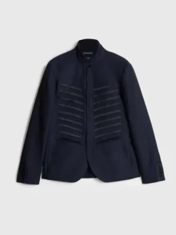 Leather & Outerwear|Tops>John Varvatos TILDEN JACKET BLUEBLACK