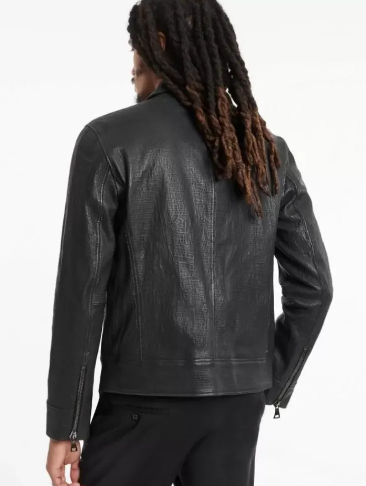 Leather & Outerwear|Tops>John Varvatos TILDEN JACKET CARBONGREY
