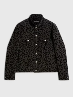 Coats And Jackets>John Varvatos TOBI TRUCKER BLACK