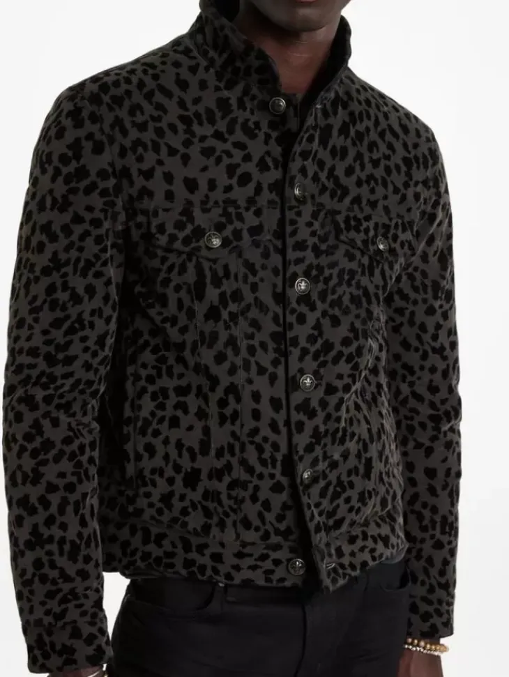 Coats And Jackets>John Varvatos TOBI TRUCKER BLACK