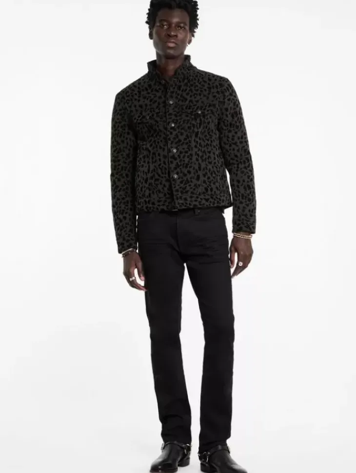 Coats And Jackets>John Varvatos TOBI TRUCKER BLACK