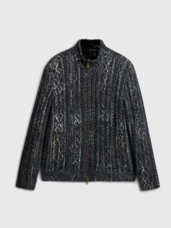 Sweaters>John Varvatos TRAMONTI JACKET BLACK
