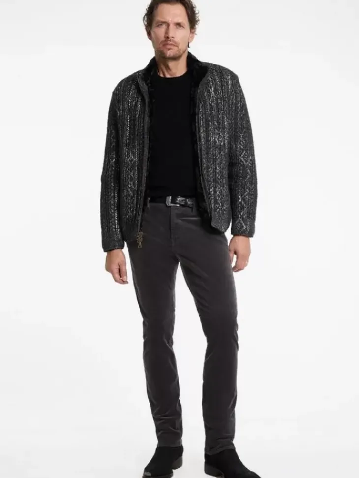 Sweaters>John Varvatos TRAMONTI JACKET BLACK