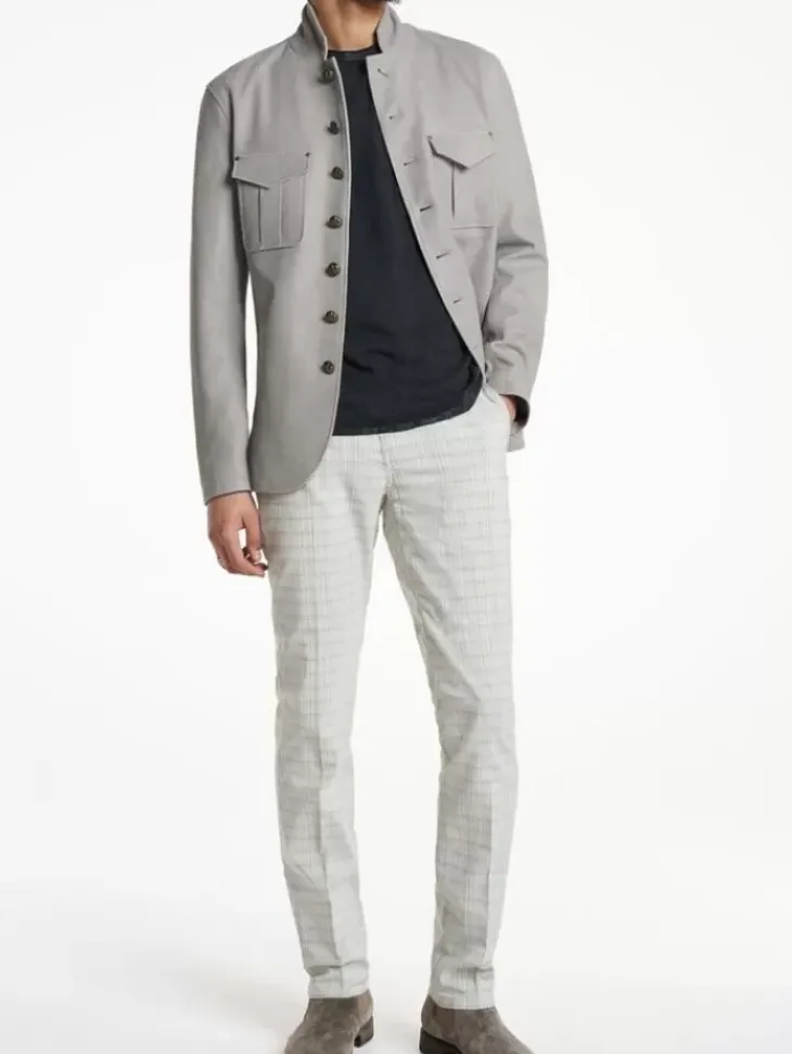 Leather & Outerwear|Tops>John Varvatos TRIVIA JACKET GREYSKY