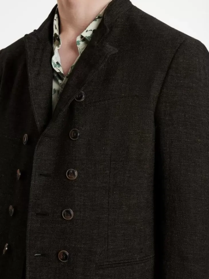 Leather & Outerwear|Tops>John Varvatos UPSON JACKET BROWN