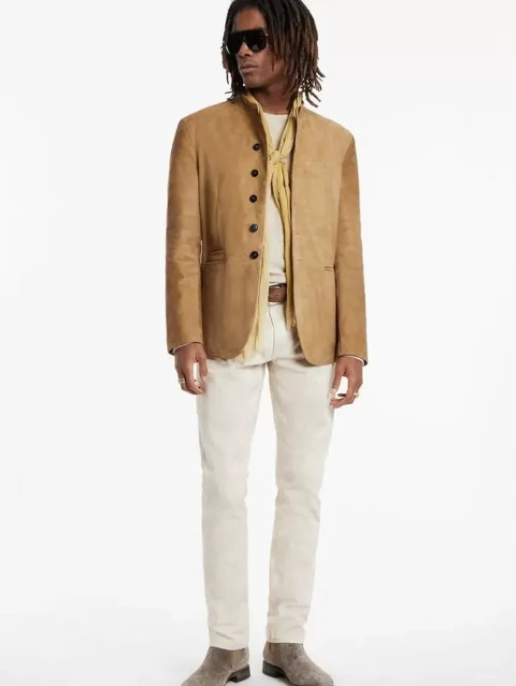 Leather & Outerwear|Tops>John Varvatos VARICK JACKET CAMEL