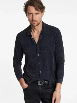 Shirts>John Varvatos VENETO SHIRT BLACK
