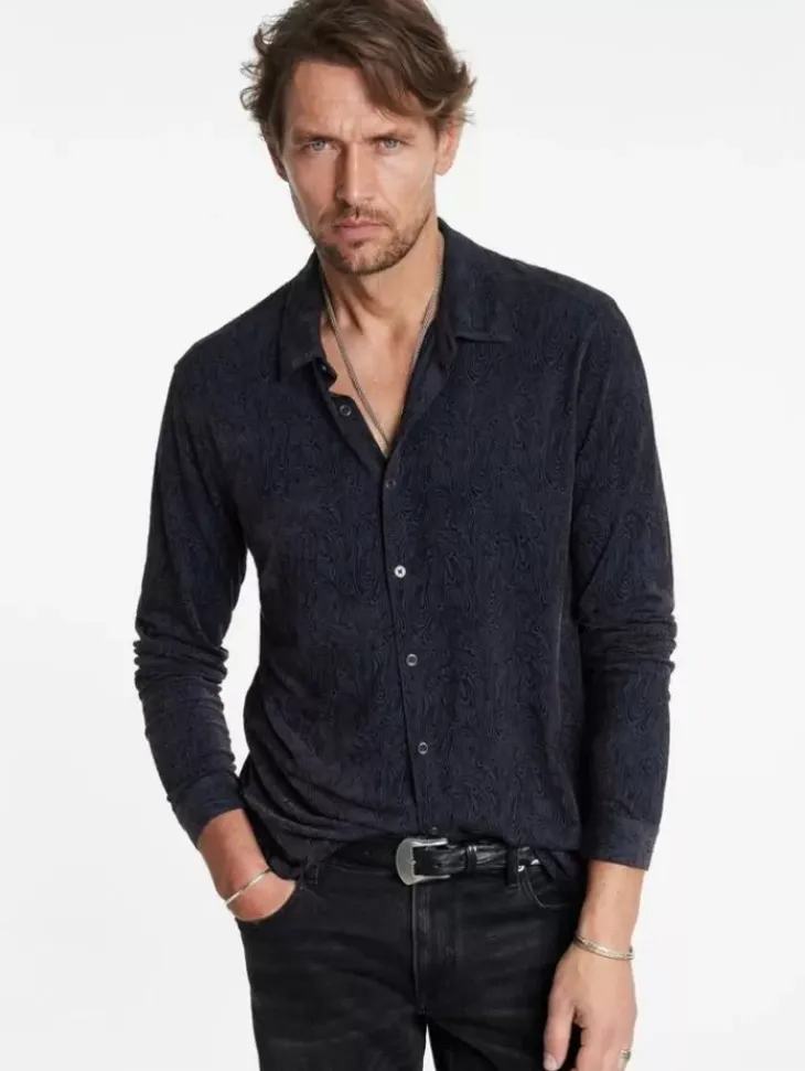 Shirts>John Varvatos VENETO SHIRT BLACK
