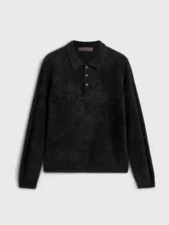 Polos|Sweaters>John Varvatos VERONA POLO BLACK