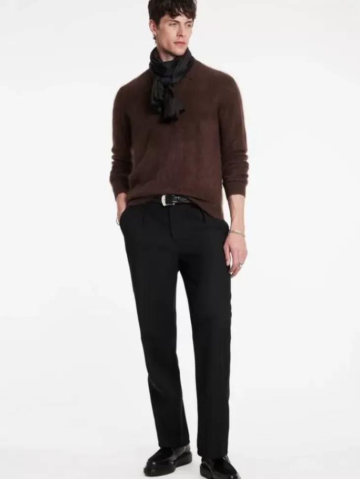 Polos|Sweaters>John Varvatos VERONA POLO CHOCOLATE