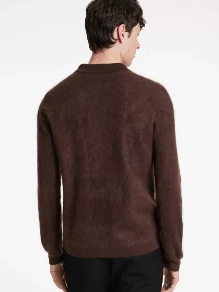 Polos|Sweaters>John Varvatos VERONA POLO CHOCOLATE