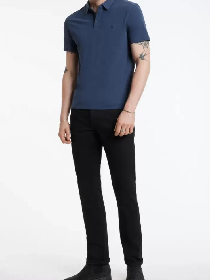 Polos>John Varvatos VICTOR POLO BLUEGRPHTE