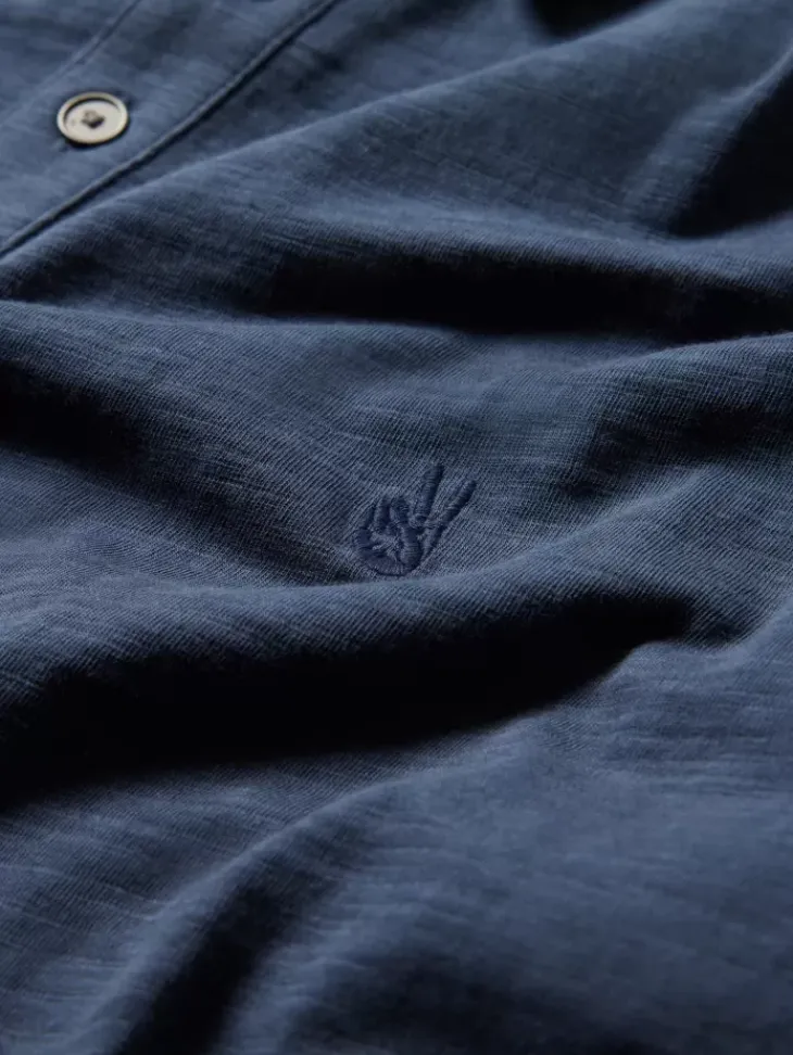 Polos>John Varvatos VICTOR POLO BLUEGRPHTE