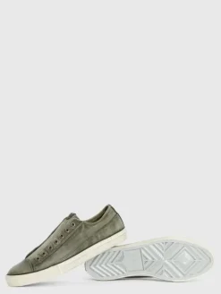 Sneakers>John Varvatos VULC LACELESS LOW TOP - CANVAS GREY/BLKPRN
