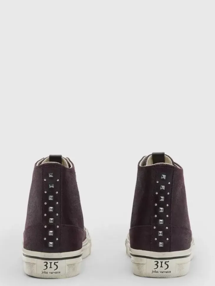 Shoes & Accessories>John Varvatos VULC MULTI STUD MID TOP PORT
