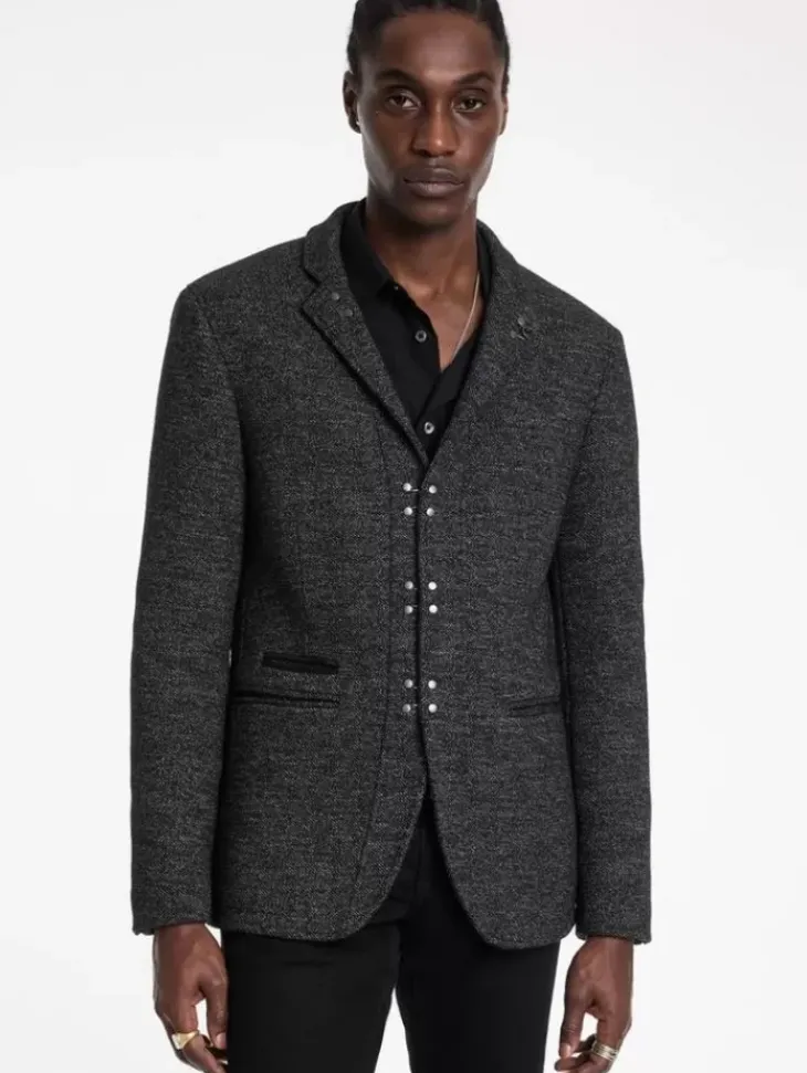Coats And Jackets|Suit Jackets>John Varvatos WALLACE JACKET CARBONGREY