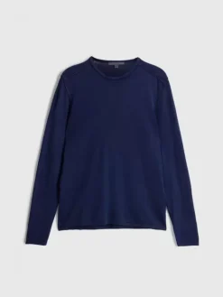 Sweaters>John Varvatos WALTER CREW NECK SWEATER DEEPBLUE