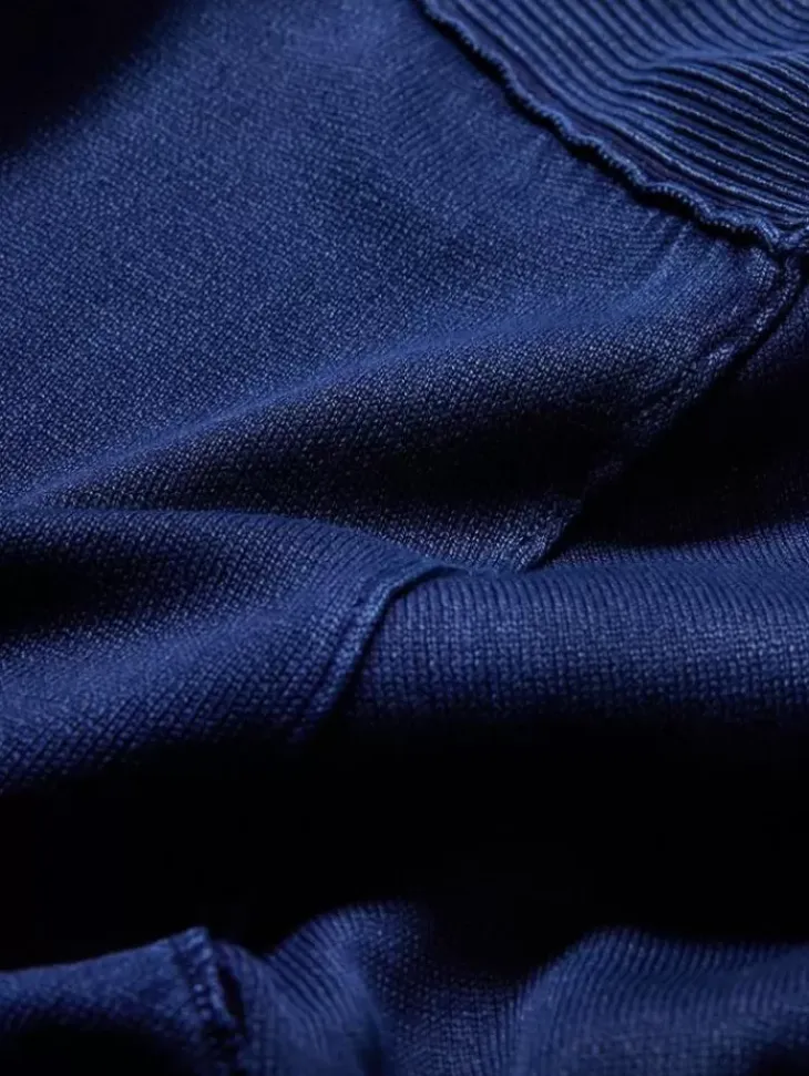Sweaters>John Varvatos WALTER CREW NECK SWEATER DEEPBLUE