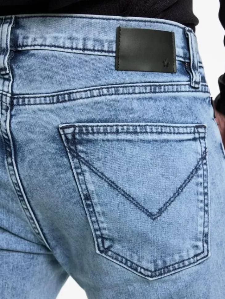 Jeans & Pants>John Varvatos WIGHT WASH JEAN CLOUD