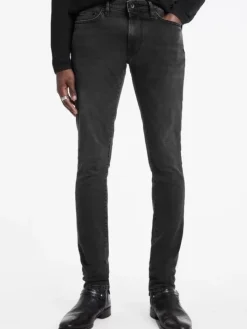 Jeans & Pants>John Varvatos WIGHT ROCK N ROLLA WASH JEAN CARBON
