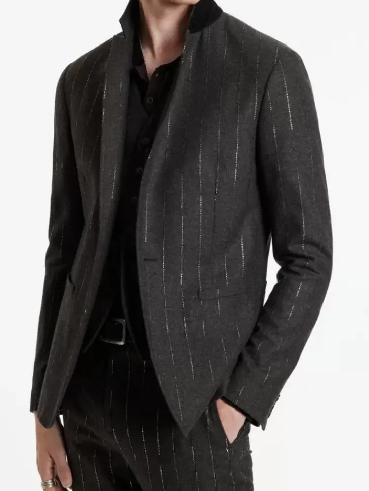 Leather & Outerwear|Tops>John Varvatos WILLETT JACKET CHOCOLATE