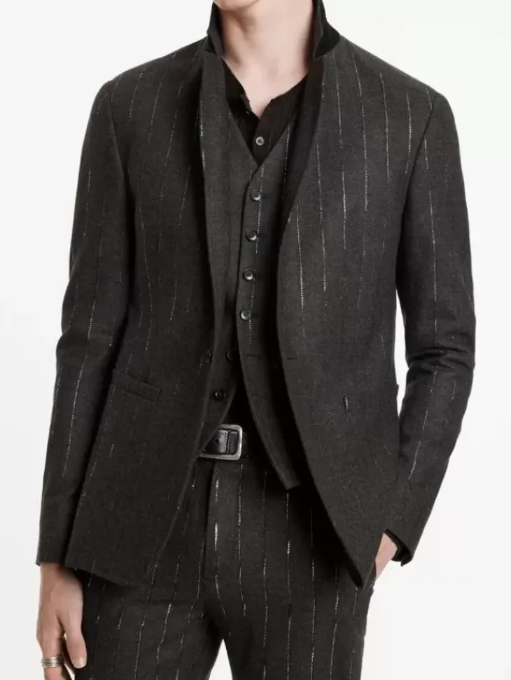 Leather & Outerwear|Tops>John Varvatos WILLETT JACKET CHOCOLATE
