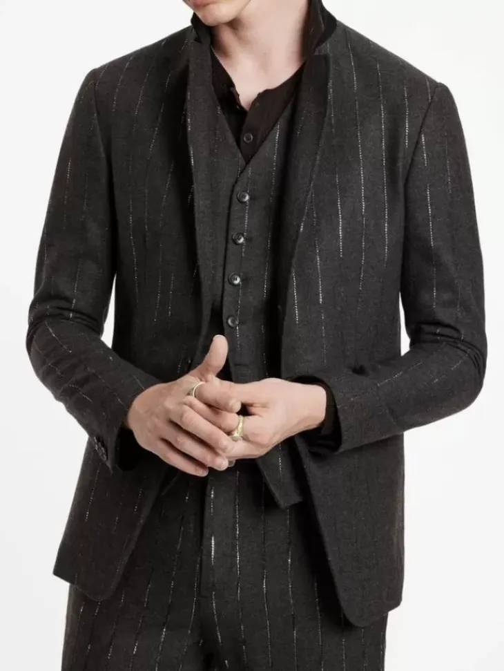 Leather & Outerwear|Tops>John Varvatos WILLETT JACKET CHOCOLATE