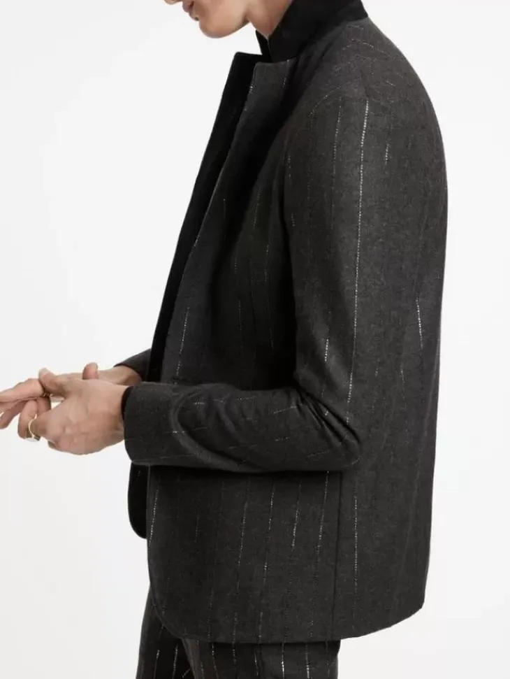 Leather & Outerwear|Tops>John Varvatos WILLETT JACKET CHOCOLATE