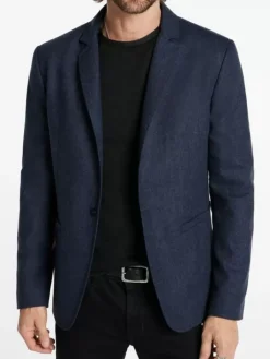 Leather & Outerwear|Tops>John Varvatos WILLETT JACKET NAVY