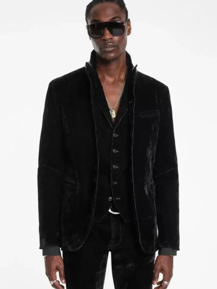 Suit Jackets>John Varvatos WOODWARD JACKET BLACK