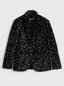 Leather & Outerwear|Tops>John Varvatos WOODWARD JACKET BLACK