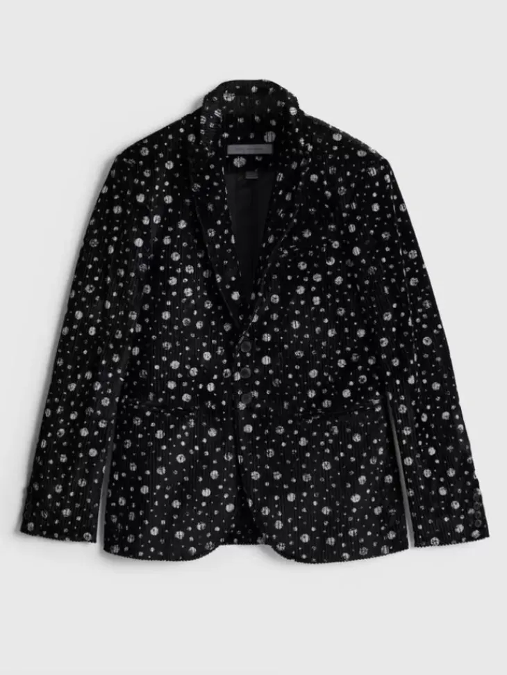 Leather & Outerwear|Tops>John Varvatos WOODWARD JACKET BLACK